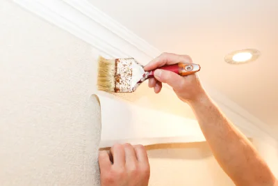 Pose de papier peint à Droisy — revêtements muraux et toiles de verre